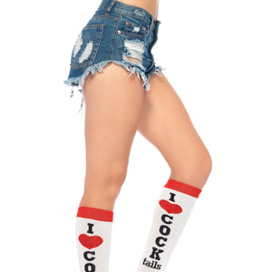 Cocktails Knee High Socks - One Size LA-5606