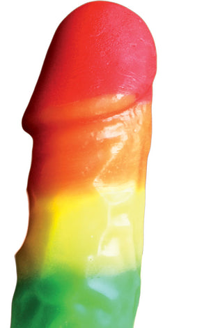 Rainbow Pecker Party Candle 7 Inches HTP3144