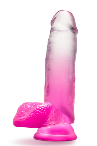 B Yours - Sugar Magnolia - 7 Inch Dildo - Fuchsia BL-38500