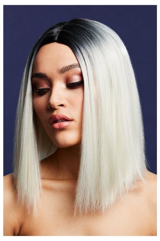 Fever Kylie Wig - Two Toned Blend - Ice Blonde FV-72064