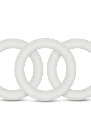 Performance - Vs2 Pure Premium Silicone Cockrings - Small - White BL-70819