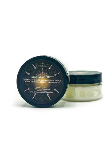 Sex Magnet Pheromon Massage Candle - Vanilla  Amber 1.7 Oz KS12063