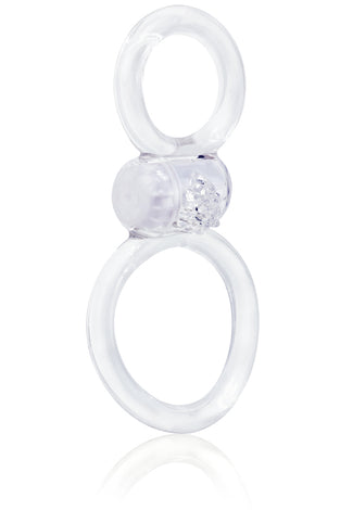 Ofinity Plus - Dual Vibrating Ring - Clear OFYP-C-110E