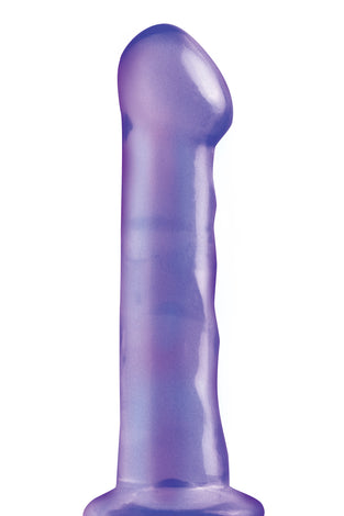 Basix Rubber Works - 6.5 Inch Dong With Suction Cup - Purple PD4208-12