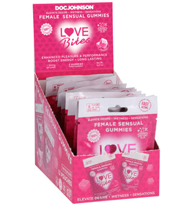 Love Bites - Female Sensual Gummies - 12 Pack DJ4550-25-BX