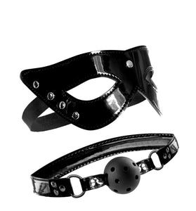 Fetish Fantasy Limited Edition Masquerade Mask and Ball Gag PD4447-23