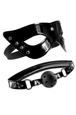 Fetish Fantasy Limited Edition Masquerade Mask and Ball Gag PD4447-23