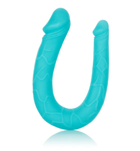 Silicone Double Dong Ac/dc Dong - Teal SE0311752