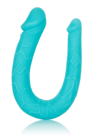 Silicone Double Dong Ac/dc Dong - Teal SE0311752