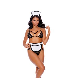 Flity Maid - One Size - Black EM-82417BLKOS