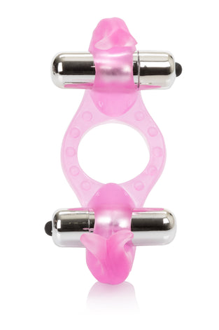 Silicone Triple Orgasm Erection Enhancer - Pink SE1838043
