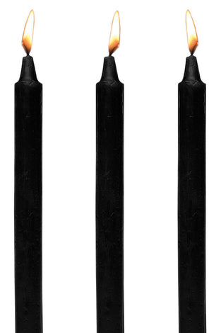 Fetish Drip Candles 3pk - Black MS-AG364-BLK