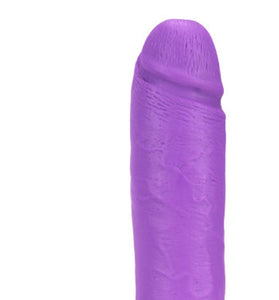Neo - 11 Inch Dual Density Dildo - Neon Purple BL-34541