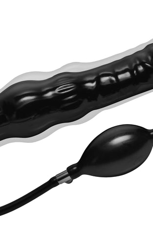 Inflatable 11 Inch Super Dong - Black TV-LE640