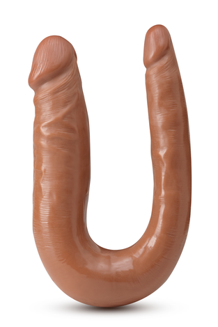 Dr. Skin Mini Double Dong - Mocha BL-34207