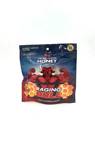 Raging Bull Male Enhancement - 12 Sachets Display  - Cherry Honey CG-RBH2