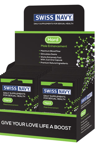 Swiss Navy Hard Male Enchancement - 24 Ct Display MD-SNHARD24
