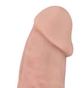 8 Inch Fleshstixxx Silicone Dildo W/o Balls -  Vanilla CN-19-0527-10