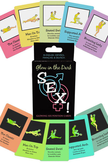 Glow-in-the-Dark Sex Cards KG-BGC34