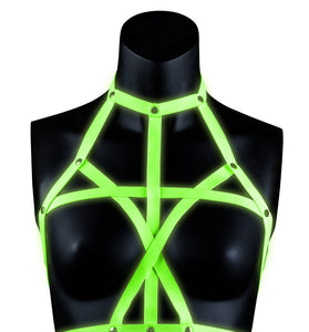 Bra Harness - Small/medium -Glow in the Dark OU-OU742GLOSM