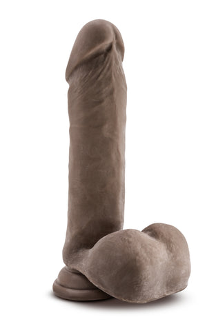 Au Naturel 8 Inch Sensa Feel Dildo - Chocolate BL-36466