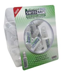 Swiss Navy All Natural 1 Oz 50pc Fishbowl MD-SNAN1OZ50