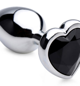 Black Heart Gem Anal Plug - Small BTYS-AG476S