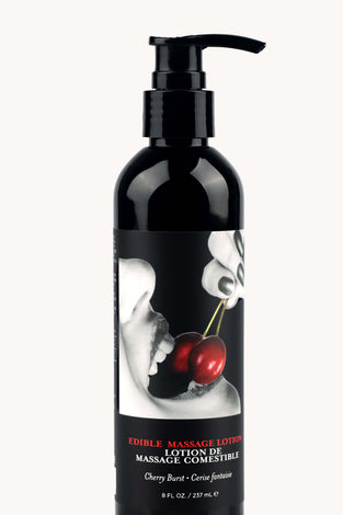 Edible Massage Lotion - Cherry - 8 Fl. Oz. EB-MLE001