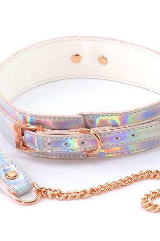 Cosmo Bondage - Collar and Leash - Rainbow NSN-1313-02