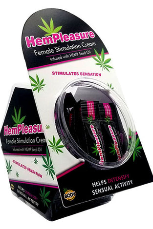 Hempleasure for Women Sample Packet 50 Pc Fish Bowl Display BA-HMPSPDJ