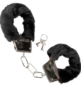 Playful Furry Cuffs - Black SE2651303