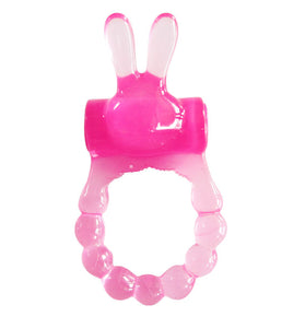 Vibrating Bunny Ring - Pink AL-284PK