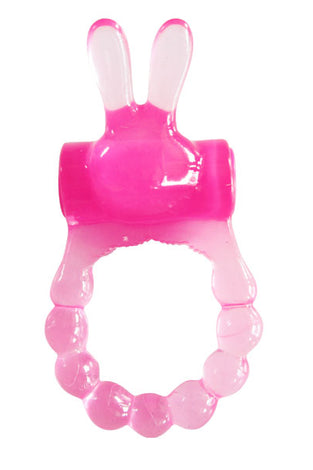 Vibrating Bunny Ring - Pink AL-284PK