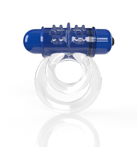 Screaming O 4b - Double O Super Powered Vibrating  Double Ring - Blueberry SO-4BD6-BB