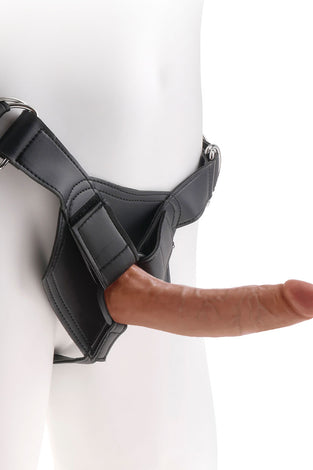 King Cock Strap-on Harness With 7 Inch Cock - Tan PD5622-22