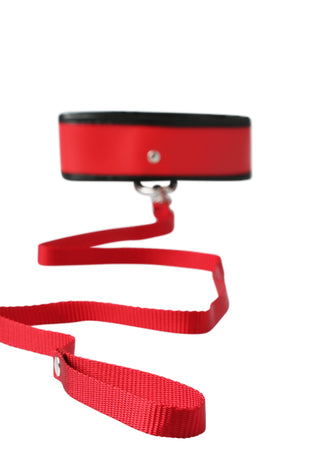 Sex and Mischief Leash and Collar - Red SS100-49