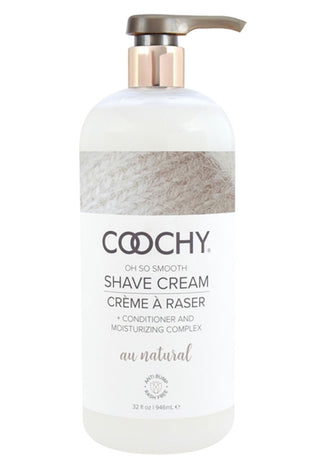 Coochy Shave Cream Au Natural 32 Oz COO1001-32