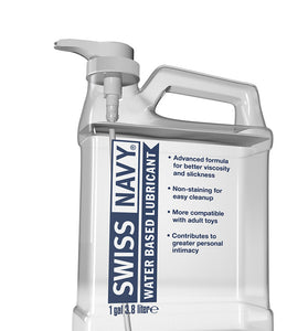 Swiss Navy Water-Based Lubricant 1 Gallon MD-SNWB1G