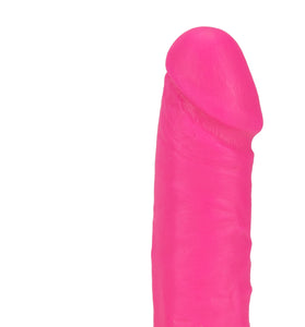 Neo - 8 Inch Dual Density Dildo - Neon Pink BL-34510