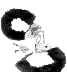 Fetish Fantasy Series Beginner's Furry Cuffs - Black PD3800-23