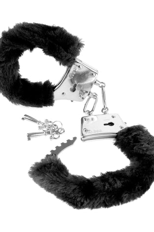 Fetish Fantasy Series Beginner's Furry Cuffs - Black PD3800-23