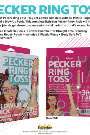 Inflatable Pecker Ring Toss HTP3341