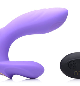 10x G-Tap Tapping Silicone G-Spot Vibrator -  Purple INM-AG632