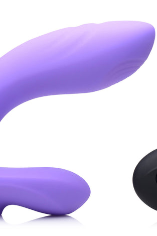 10x G-Tap Tapping Silicone G-Spot Vibrator -  Purple INM-AG632