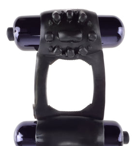 Fantasy C-Ringz Duo-Vibrating Super Ring Black PD5963-23