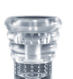 Rize - Luz - Glow in the Dark Self- Lubricating  Stroker - Clear BL-06519