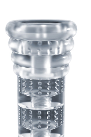 Rize - Luz - Glow in the Dark Self- Lubricating  Stroker - Clear BL-06519