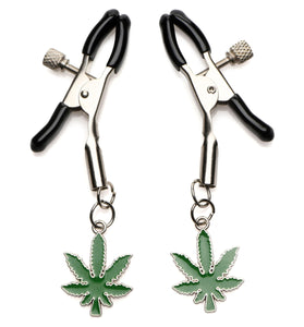 Mary Jane Nipple Clamps - Green CH-AH132
