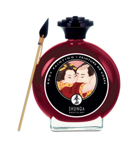 Edible Body Paint - Sparkling Strawberry Wine -  - 3.5 Fl. Oz. / 100 ml SHU7002