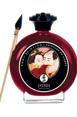 Edible Body Paint - Sparkling Strawberry Wine -  - 3.5 Fl. Oz. / 100 ml SHU7002